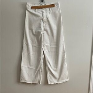 Zara Cream Wide Leg Pants
